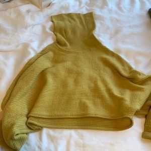 Aritzia cropped turtle neck sweater